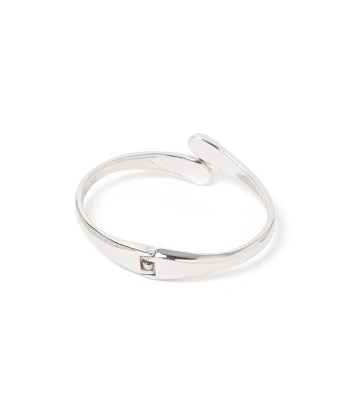 LOWRYS FARM（ローリーズファーム）の「メタルバングル　320815（ブレスレット・レディース・グレー/ベージュ・FREE）」の4枚目の写真