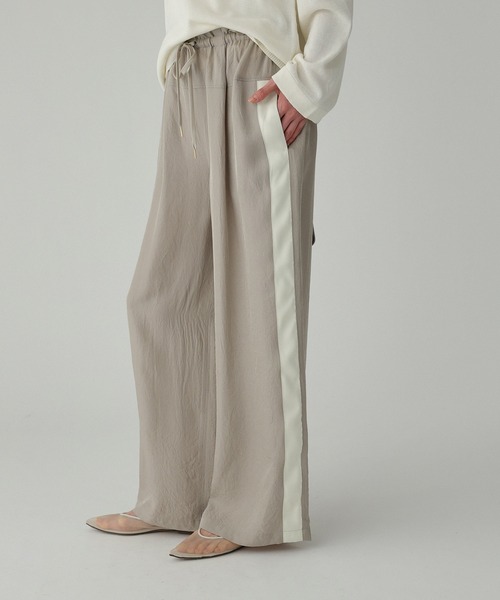 BABYLONE(バビロン)の「ラインドロストパンツ(その他パンツ・レディース・カーキ/ブラック/ブラック系その他/ベージュ/ネイビー・38inch/36inch)」の8枚目の写真