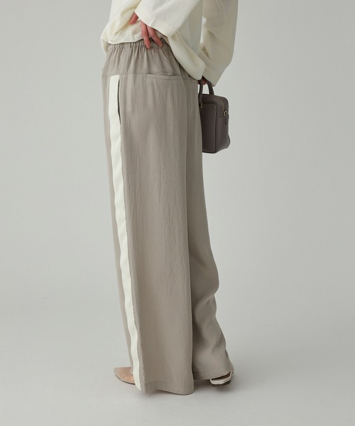 BABYLONE(バビロン)の「ラインドロストパンツ(その他パンツ・レディース・カーキ/ブラック/ブラック系その他/ベージュ/ネイビー・38inch/36inch)」の9枚目の写真