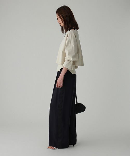 BABYLONE(バビロン)の「ラインドロストパンツ(その他パンツ・レディース・カーキ/ブラック/ブラック系その他/ベージュ/ネイビー・38inch/36inch)」の18枚目の写真