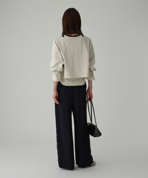 BABYLONE(バビロン)の「ラインドロストパンツ(その他パンツ・レディース・カーキ/ブラック/ブラック系その他/ベージュ/ネイビー・38inch/36inch)」の19枚目の写真