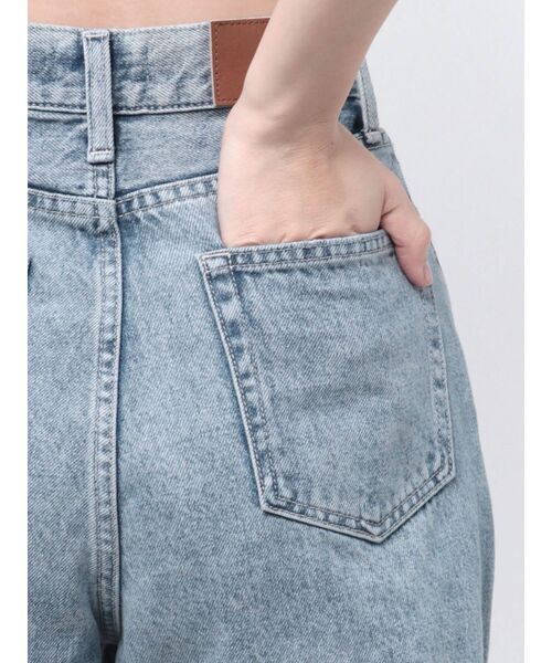 EVRIS（エヴリス）の「BACKスラッシュワイドデニムパンツ（デニムパンツ・レディース・ライトブルー/インディゴブルー/ブラック・MEDIUM/SMALL）」の11枚目の写真
