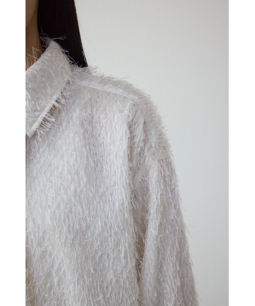 AZUL by moussy（アズールバイマウジー）の「ボウタイショートシャツ（シャツ/ブラウス・レディース・ブルー/アイボリー/ミント・FREE）」の5枚目の写真