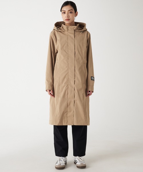 Eddie Bauer(エディーバウアー)の「フード スプリング トレンチ(トレンチコート・レディース・ダークネイビー/ダークベージュ/ベージュ・XL/L/M/S)」の8枚目の写真