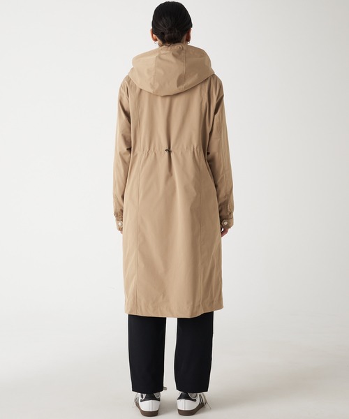 Eddie Bauer(エディーバウアー)の「フード スプリング トレンチ(トレンチコート・レディース・ダークネイビー/ダークベージュ/ベージュ・XL/L/M/S)」の10枚目の写真