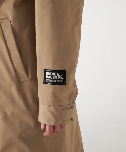 Eddie Bauer(エディーバウアー)の「フード スプリング トレンチ(トレンチコート・レディース・ダークネイビー/ダークベージュ/ベージュ・XL/L/M/S)」の14枚目の写真