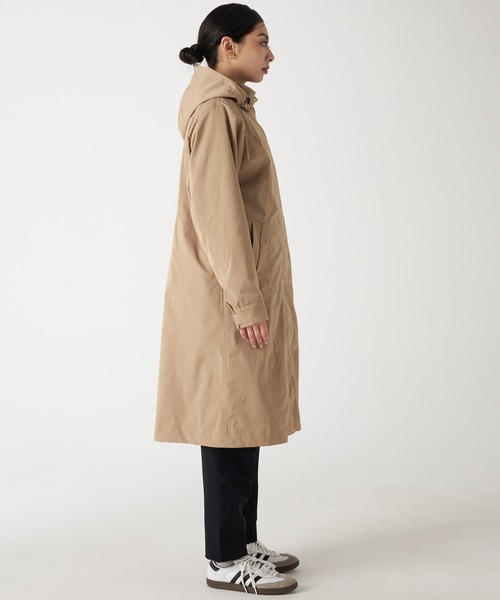 Eddie Bauer(エディーバウアー)の「フード スプリング トレンチ(トレンチコート・レディース・ダークネイビー/ダークベージュ/ベージュ・XL/L/M/S)」の5枚目の写真