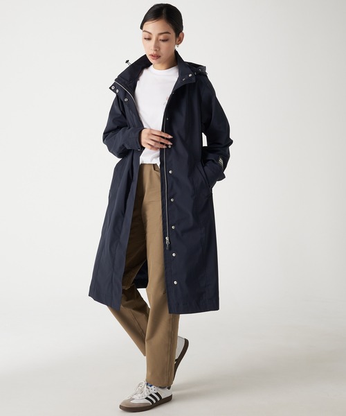 Eddie Bauer(エディーバウアー)の「フード スプリング トレンチ(トレンチコート・レディース・ダークネイビー/ダークベージュ/ベージュ・XL/L/M/S)」の7枚目の写真