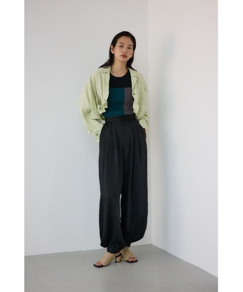 PLUS（プラス）の「【PLUS】アラジンバルーンパンツ（スラックス・レディース・ブラック/カーキ/ホワイト・SMALL/MEDIUM）」の16枚目の写真