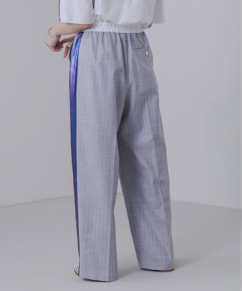 サイドライン ストライプ スラックスパンツ Eimee Law│Eimee Law