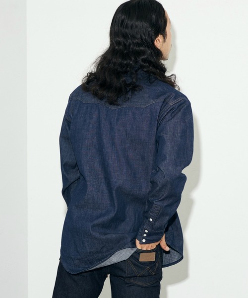 Wrangler（ラングラー）の「Wrangler/ラングラー【US ORIGINAL】27MW ウエスタンデニムシャツ（シャツ/ブラウス・メンズ・インディゴブルー・SMALL/MEDIUM/X-LARGE/LARGE）」の5枚目の写真