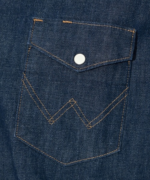 Wrangler（ラングラー）の「Wrangler/ラングラー【US ORIGINAL】27MW ウエスタンデニムシャツ（シャツ/ブラウス・メンズ・インディゴブルー・SMALL/MEDIUM/X-LARGE/LARGE）」の7枚目の写真