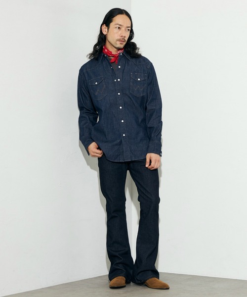 Wrangler（ラングラー）の「Wrangler/ラングラー【US ORIGINAL】27MW ウエスタンデニムシャツ（シャツ/ブラウス・メンズ・インディゴブルー・SMALL/MEDIUM/X-LARGE/LARGE）」の12枚目の写真