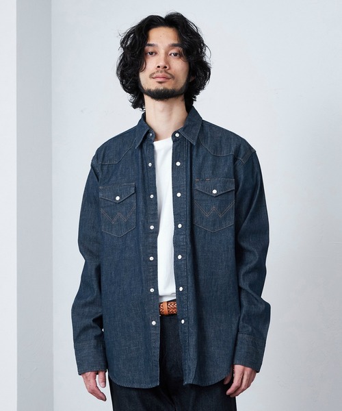 サイズ◎ 60s wrangler 27MW ウエスタン デニムシャツ Wrangler/ラングラー【US ORIGINAL】27MW ウエスタンデニムシャツ