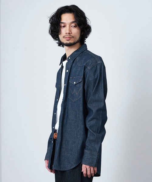 Wrangler（ラングラー）の「Wrangler/ラングラー【US ORIGINAL】27MW ウエスタンデニムシャツ（シャツ/ブラウス・メンズ・インディゴブルー・SMALL/MEDIUM/X-LARGE/LARGE）」の22枚目の写真