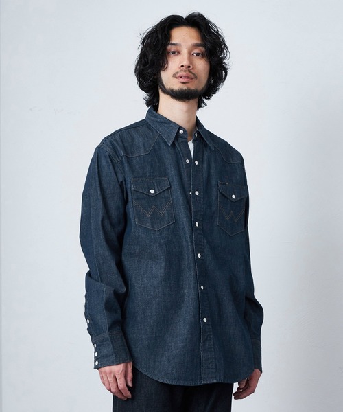 Wrangler（ラングラー）の「Wrangler/ラングラー【US ORIGINAL】27MW ウエスタンデニムシャツ（シャツ/ブラウス・メンズ・インディゴブルー・SMALL/MEDIUM/X-LARGE/LARGE）」の19枚目の写真