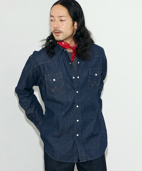 Wrangler（ラングラー）の「Wrangler/ラングラー【US ORIGINAL】27MW ウエスタンデニムシャツ（シャツ/ブラウス・メンズ・インディゴブルー・SMALL/MEDIUM/X-LARGE/LARGE）」の15枚目の写真