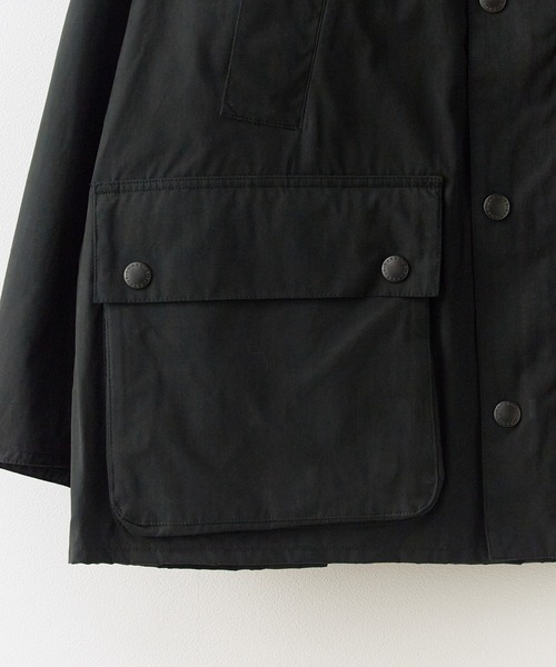 Barbour（バブアー）の「Barbour/バブア― PEACHED BEDALE CASUAL ピーチスキン ブルゾン（ブルゾン・メンズ・ブラック/グリーン/ライトベージュ・36/38/40）」の10枚目の写真