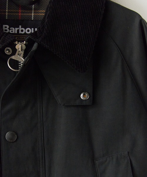 Barbour（バブアー）の「Barbour/バブア― PEACHED BEDALE CASUAL ピーチスキン ブルゾン（ブルゾン・メンズ・ブラック/グリーン/ライトベージュ・36/38/40）」の7枚目の写真