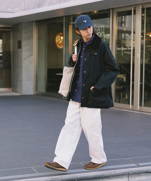 Barbour（バブアー）の「Barbour/バブア― PEACHED BEDALE CASUAL ピーチスキン ブルゾン（ブルゾン・メンズ・ブラック/グリーン/ライトベージュ・36/38/40）」の22枚目の写真