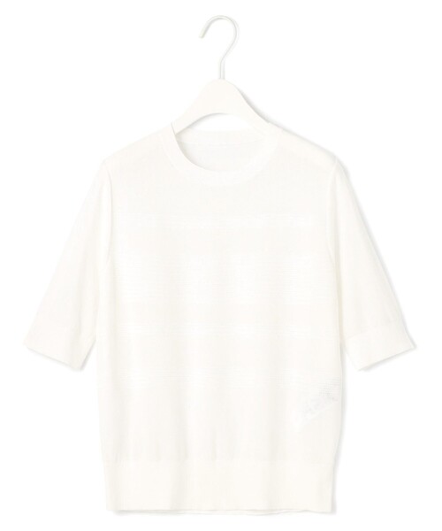 【美品】 ICB サマーニット ICB 五分袖サマーニット - メルカリ