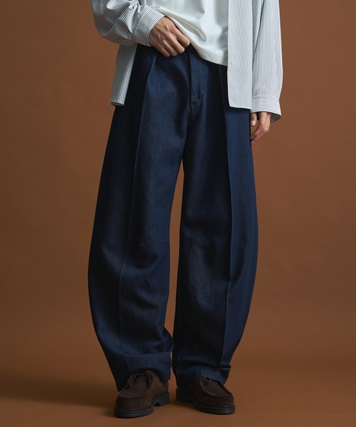 PUBLIC TOKYO(パブリックトウキョウ)の「PUBLIC DENIM エバークリースカーブデニム(デニムパンツ・メンズ・ダークグレー/ダークインディゴブルー/ホワイト・1/2/3)」の3枚目の写真