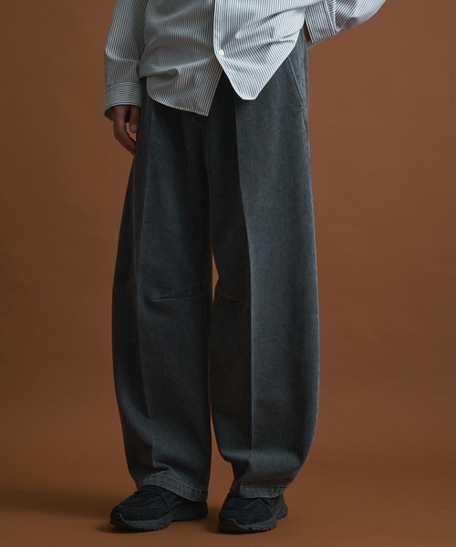 PUBLIC TOKYO(パブリックトウキョウ)の「PUBLIC DENIM エバークリースカーブデニム(デニムパンツ・メンズ・ダークグレー/ダークインディゴブルー/ホワイト・1/2/3)」の10枚目の写真