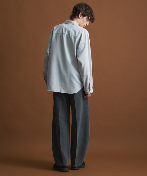 PUBLIC TOKYO(パブリックトウキョウ)の「PUBLIC DENIM エバークリースカーブデニム(デニムパンツ・メンズ・ダークグレー/ダークインディゴブルー/ホワイト・1/2/3)」の17枚目の写真