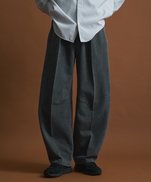 PUBLIC TOKYO(パブリックトウキョウ)の「PUBLIC DENIM エバークリースカーブデニム(デニムパンツ・メンズ・ダークグレー/ダークインディゴブルー/ホワイト・1/2/3)」の9枚目の写真