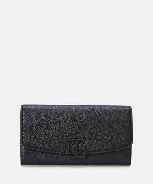 Ralph Lauren ペブルド スモール カメリン フラップ ウォレット ペブルド スモール Cameryn フラップ ウォレット｜ローレン