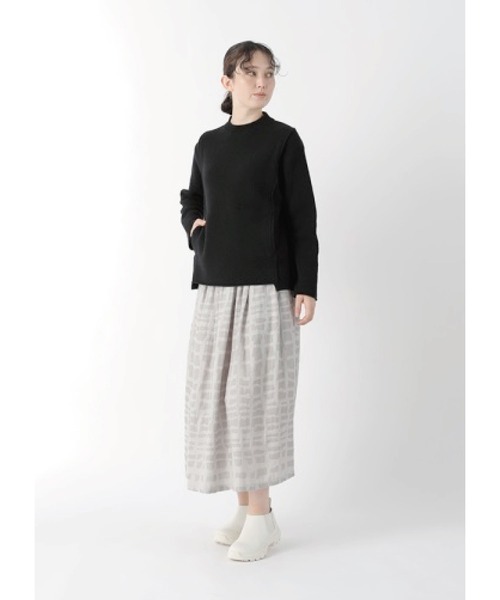 Plantation(プランテーション)の「ダブルエアーニット / セーター / (O)(ニット/セーター・レディース・ブラック/イエロー/ブルー・M size)」の13枚目の写真