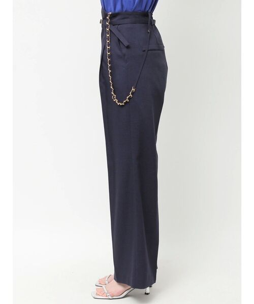 dazzlin（ダズリン）の「ハイウエストチェーンサス付パンツ（その他パンツ・レディース・グレー/ネイビー・SMALL/MEDIUM）」の18枚目の写真
