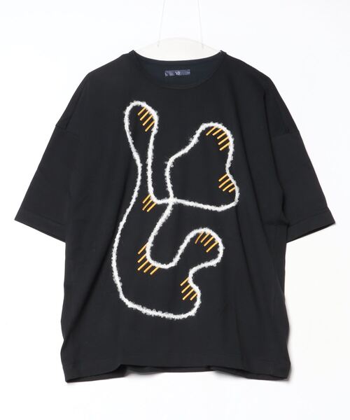 ohta(オータ)の「【ohta】 white shisyu T(Tシャツ/カットソー・メンズ・ホワイト/ブラック・1)」の2枚目の写真
