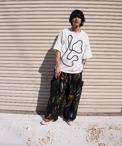 ohta(オータ)の「【ohta】 white shisyu T(Tシャツ/カットソー・メンズ・ホワイト/ブラック・1)」の4枚目の写真