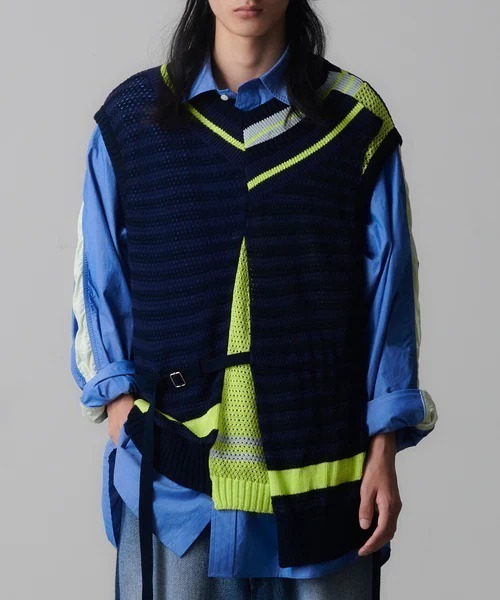 FACETASM◆セーター(厚手)/1/ウール/BLK/MRC-KN-W01 セール】 【WEB限定 / ジャケットインに最適】モックネック