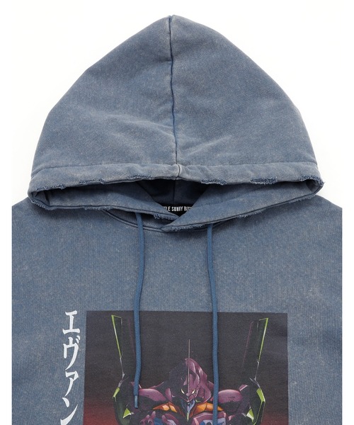 Little sunny bite(リトルサニーバイト)の「《evangelion x little sunny bite》 foodie(パーカー・レディース・ブルー/ブラック/ピンク・MEDIUM/SMALL)」の21枚目の写真