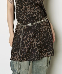 FOLLOWIN | [2025SS］y2kビンテージアンティークシルバーチェーンレイヤードベルト(ベルト)