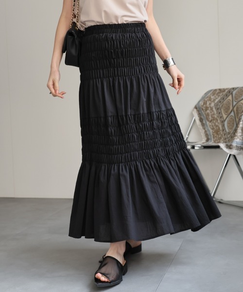 COMME des GARÇONS シャーリングスカート お値下げしました。 中古・古着通販】tricot COMME des GARCONS (トリココムデギャルソン
