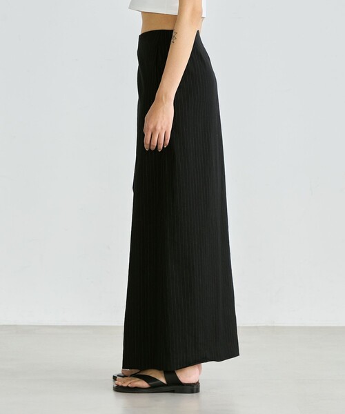 セリーヌ　フィービー期　リネン　コットン　ラップスカート　巻きスカート　黒　36 セリーヌフィービー期リネンコットンラップスカート巻きスカート黒36