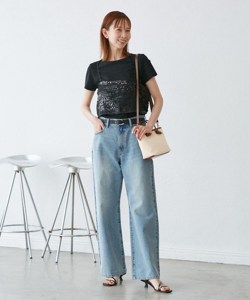 ROPE' PICNIC（ロペピクニック）の「ノットハンドルキャンバスコンビミドルトート＆ショルダーバッグ（トートバッグ・レディース・ブラック/ブラウン・FREE）」の17枚目の写真