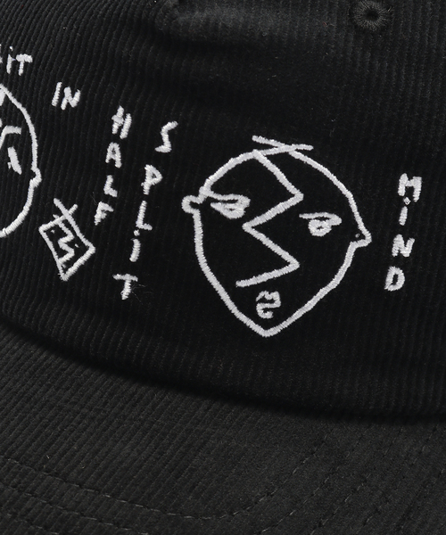 JOURNAL STANDARD（ジャーナルスタンダード）の「POLAR SKATE CO./ポーラースケートカンパニー James Cap Split in Half（キャップ・メンズ・ブラック・FREE）」の2枚目の写真