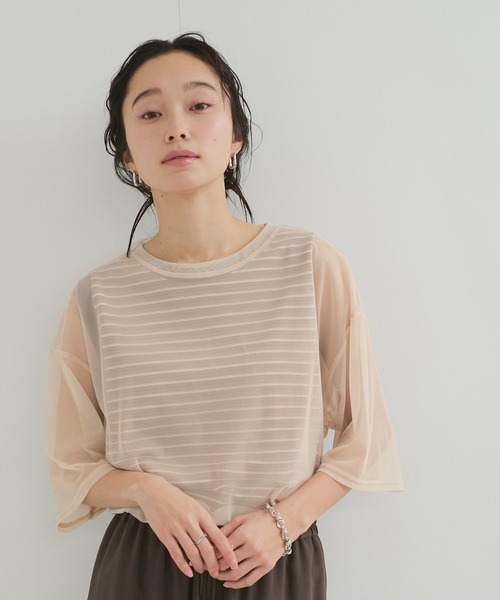 STAR＆STRIPE(スター&ストライプ)】SHEER TEE（Tシャツ