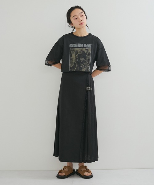 STAR&STRIPE（スターアンドストライプ）の「【STAR＆STRIPE(スター&ストライプ)】SHEER TEE（Tシャツ/カットソー・レディース・ベージュ/ブラック/ホワイト・FREE）」の20枚目の写真