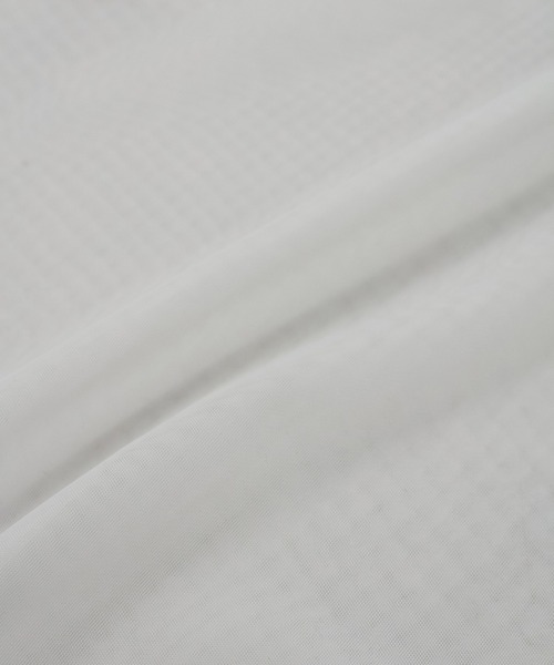 STAR&STRIPE（スターアンドストライプ）の「【STAR＆STRIPE(スター&ストライプ)】SHEER TEE（Tシャツ/カットソー・レディース・ベージュ/ブラック/ホワイト・FREE）」の6枚目の写真