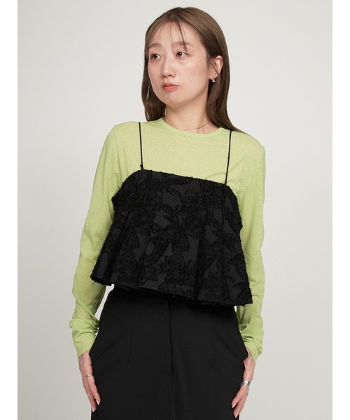 あやてきemmi タックビスチェ 新品　タグ付き タックビスチェ（シャツ/ブラウス）｜emmi（エミ）の