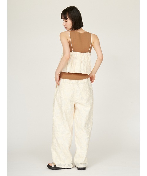 emmi(エミ)の「タックビスチェ(シャツ/ブラウス・レディース・アイボリー/ブラック/インディゴブルー・FREE)」の12枚目の写真