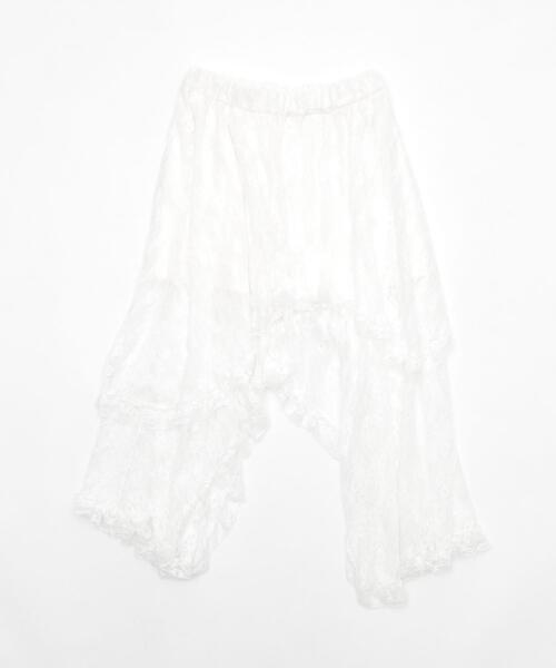 WEGO(ウィゴー)の「WEGO/イレヘムレースロングスカート(スカート・レディース・ホワイト/ブラック・FREE)」の13枚目の写真