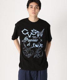 Tシャツ・カットソー CAVISH OVERDYED ROAR SS TEE 4BFT263 CAVISH OVERDYED ROAR SS TEE 4BFT263 (CAVISH/Tシャツ