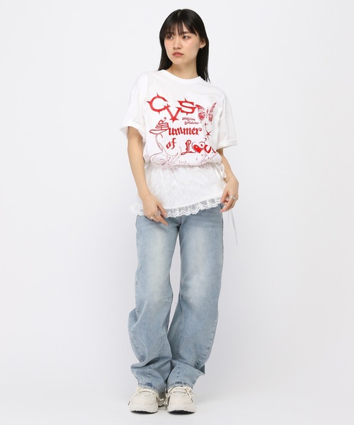 Cavish（カビシ）の「【UNISEX】CAVISH／SOL T（Tシャツ/カットソー・レディース・ホワイト/ブラック/イエロー・MEDIUM/LARGE）」の17枚目の写真