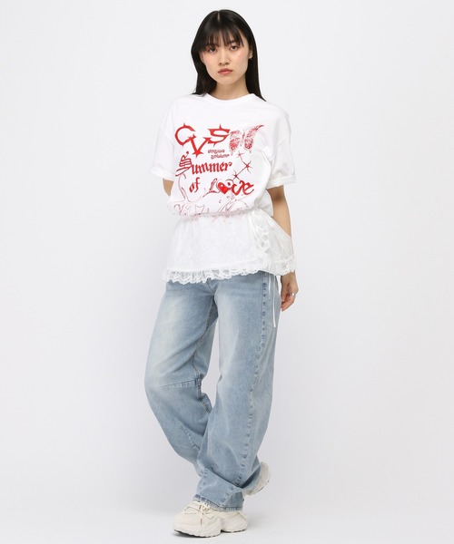 Cavish（カビシ）の「【UNISEX】CAVISH／SOL T（Tシャツ/カットソー・レディース・ホワイト/ブラック/イエロー・MEDIUM/LARGE）」の18枚目の写真